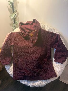 Koolaburra Plush Wine Sherpa Jacket
